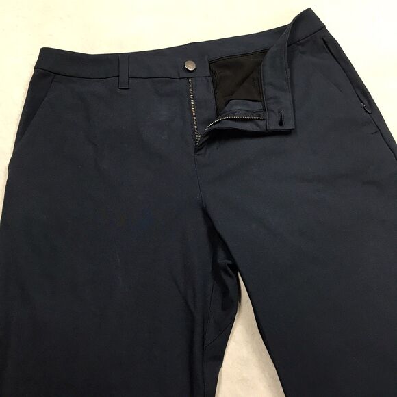 LULULEMON ABC Pant Men 34x30 Navy Classic 5 Pocket Warpstreme Chino LM5AO5S - Picture 4 of 15